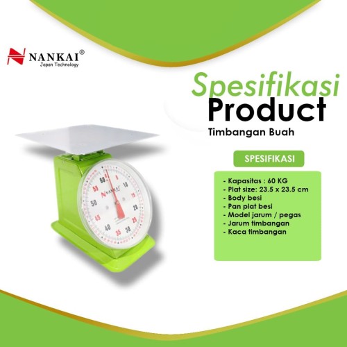 Timbangan Buah 60kg Nankai