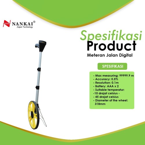 Meteran Jalan Digital / Digital Measuring Wheel Nankai