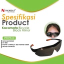 Kacamata Safety Sepeda Sporty Hitam Nankai