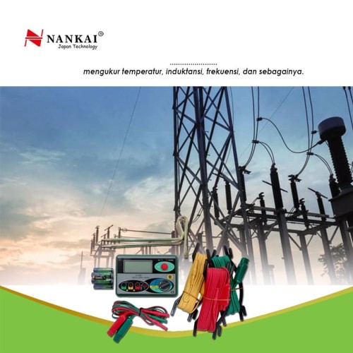 Digital Earth Grounding Tester / Alat Tes Kelembapan Tanah Nankai