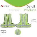 Rompi Safety Proyek / Pengaman Jaring V Hijau Nankai
