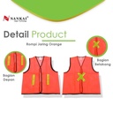 Rompi Safety Proyek Pengaman Jaring Orange Nankai