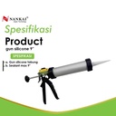 Nankai Silicone Gun / Caulking Gun / Sealant 9"