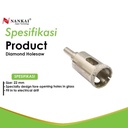 Nankai Mata Bor Pembolong Kaca / Diamond Holesaw 22mm