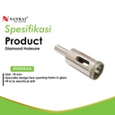 Nankai Mata Bor Pembolong Kaca / Diamond Holesaw 18mm