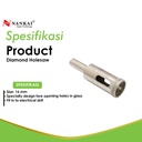 Nankai Mata Bor Pembolong Kaca / Diamond Holesaw 16mm