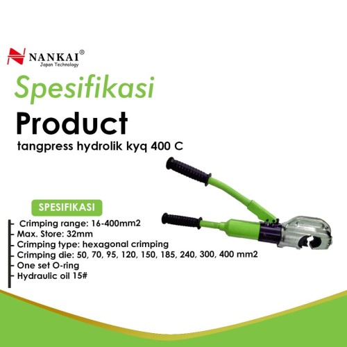 Nankai Tang Pres Skun Hidrolik KYQ 400c
