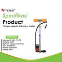 Nankai Pompa Sepeda + Meter