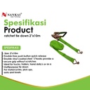 Nankai Ratchet Tie Down / Tali Serbaguna Pengikat Barang 2" X 10m