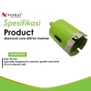 Nankai Diamond Core Drill 45mm / Mata Bor Batu Marmer Granite