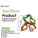 Safety Harness / Sabuk Pengaman Full Body Single Hook Kecil Nankai