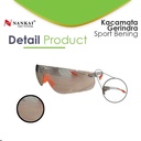 Kacamata Safety Gerinda / Las Sporty Bening Nankai