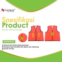 Rompi Safety Proyek Pengaman Jaring Orange Nankai