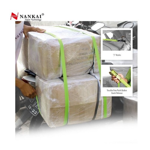 Nankai Ratchet Tie Down / Tali Serbaguna Pengikat Barang 2" X 15m