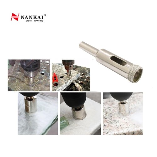 Nankai Mata Bor Pembolong Kaca / Diamond Holesaw 10mm