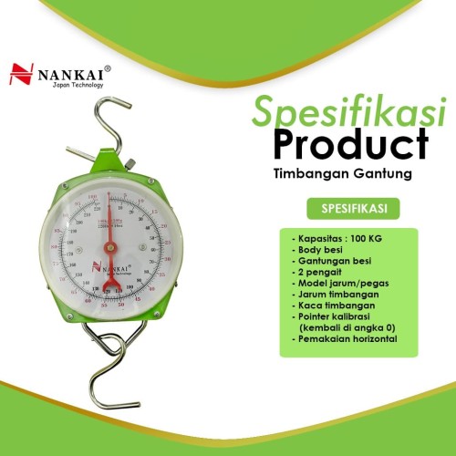 Nankai Timbangan Gantung 100kg
