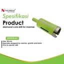 Nankai Diamond Core Drill 28mm / Mata Bor Batu Marmer Granite