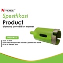 Nankai Diamond Core Drill 35mm / Mata Bor Batu Marmer Granite