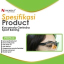 Kacamata Safety Gerinda / Las Sporty Bening Nankai