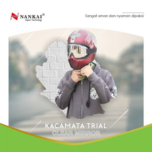 Kacamata Safety Trial Bening Nankai