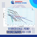 SHOWFOU SUBMERSIBLE PUMP KS-112D, 1 HP, 1 Phase 0.75 kWatt 2 Inch