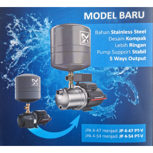 Semi Jet Pump Stainless Grundfos JP 4-47 PT-V