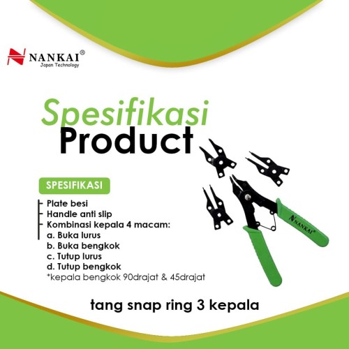 Tang Snapring 3 Kepala Nankai