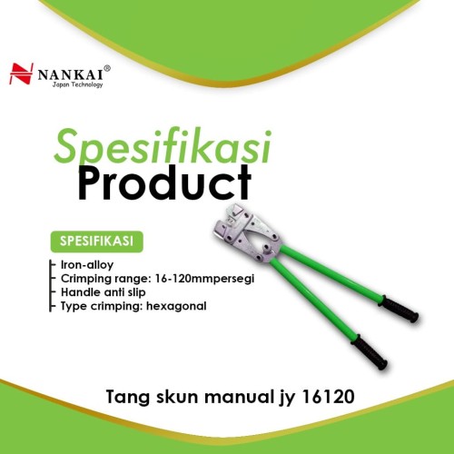 Nankai Tang Pres Krimping Skun Manual JY 16120