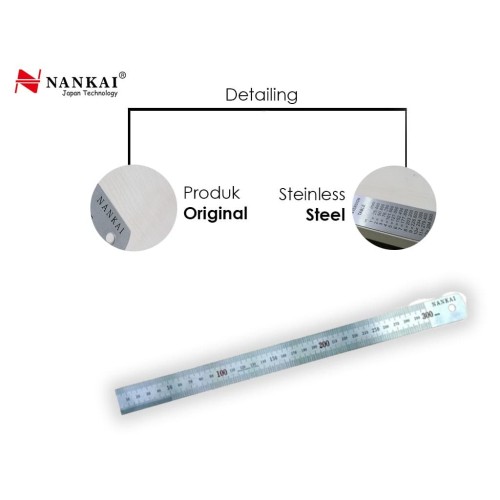 Nankai Penggaris Stainless Steel 30cm