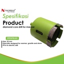 Nankai Diamond Core Drill 55mm / Mata Bor Batu Marmer Granite