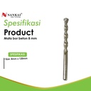 Joran Drill Mata Bor Tembok / Beton 8mm