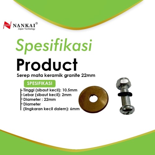 Nankai Mata Serep Pisau Potong Keramik