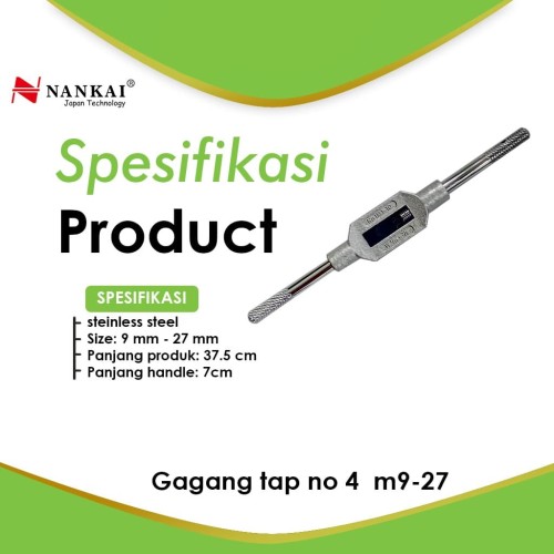 Nankai Gagang Tap / Tap Wrench No.4 M8-27
