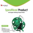 Nankai Gulungan Selang Air Tanpa Roda