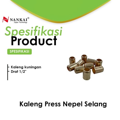 Nankai Selongsong Kaleng Pres Selang Kompresor (250 Pcs)