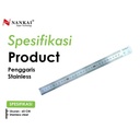 Nankai Penggaris Stainless Steel 60cm