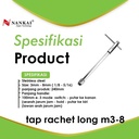 Nankai Gagang Tap Ratchet Panjang M3-8