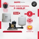 SANYO Mesin Pompa Air Sumur Dangkal Otomatis Made in Japan - P-H608JP