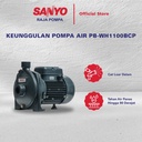 SANYO Mesin Pompa Pendorong Air Non-Auto - Booster Pump - PB-WH1100BCP