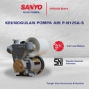 SANYO Mesin Pompa Air Sumur OTOMATIS- P-H125A-S Horizontal & Vertikal