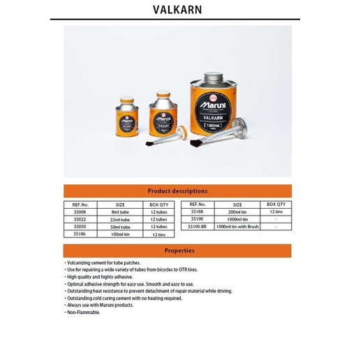 Maruni Valkarn 200 cc Lem Tembel Ban Tip Top