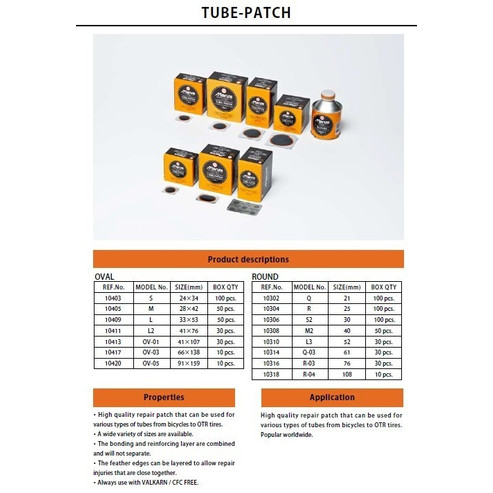 Maruni Tube Patch R-03 Bulat Box - Karet Tambal Ban Dalam
