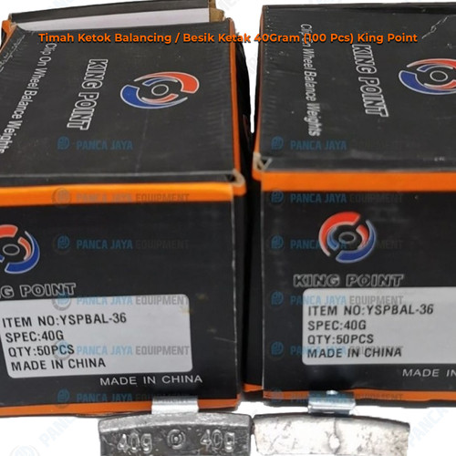 Timah Ketok Balancing / Besik Ketok 40Gram (100 Pcs) King Point