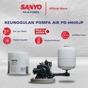 SANYO Mesin Pompa Air Jetpump Otomatis Made in Japan - PD-H605JP