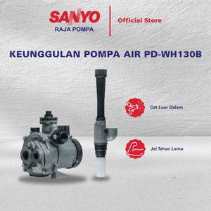 SANYO Mesin Pompa Air Sumur Dalam Jetpump Non-Auto - PD-WH130B