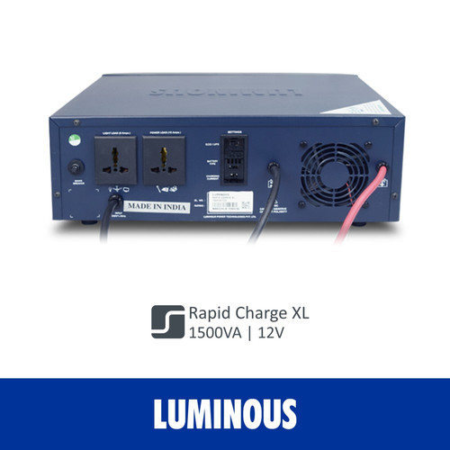 LUMINOUS paket Inverter Rapid Charge XL 1500VA 12V + baterai 200ah