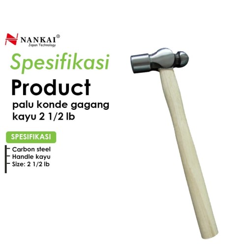 Junior Palu Konde Gagang Kayu 2 1/2 lb