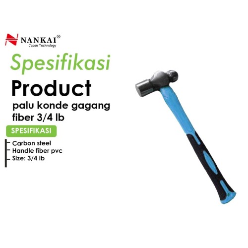 Junior Palu Konde Gagang Fiber 3/4 lb