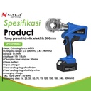 Nankai Tang Pres Skun Hidrolik Elektrik 300mm