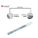 Nankai Penggaris Stainless Steel 200cm